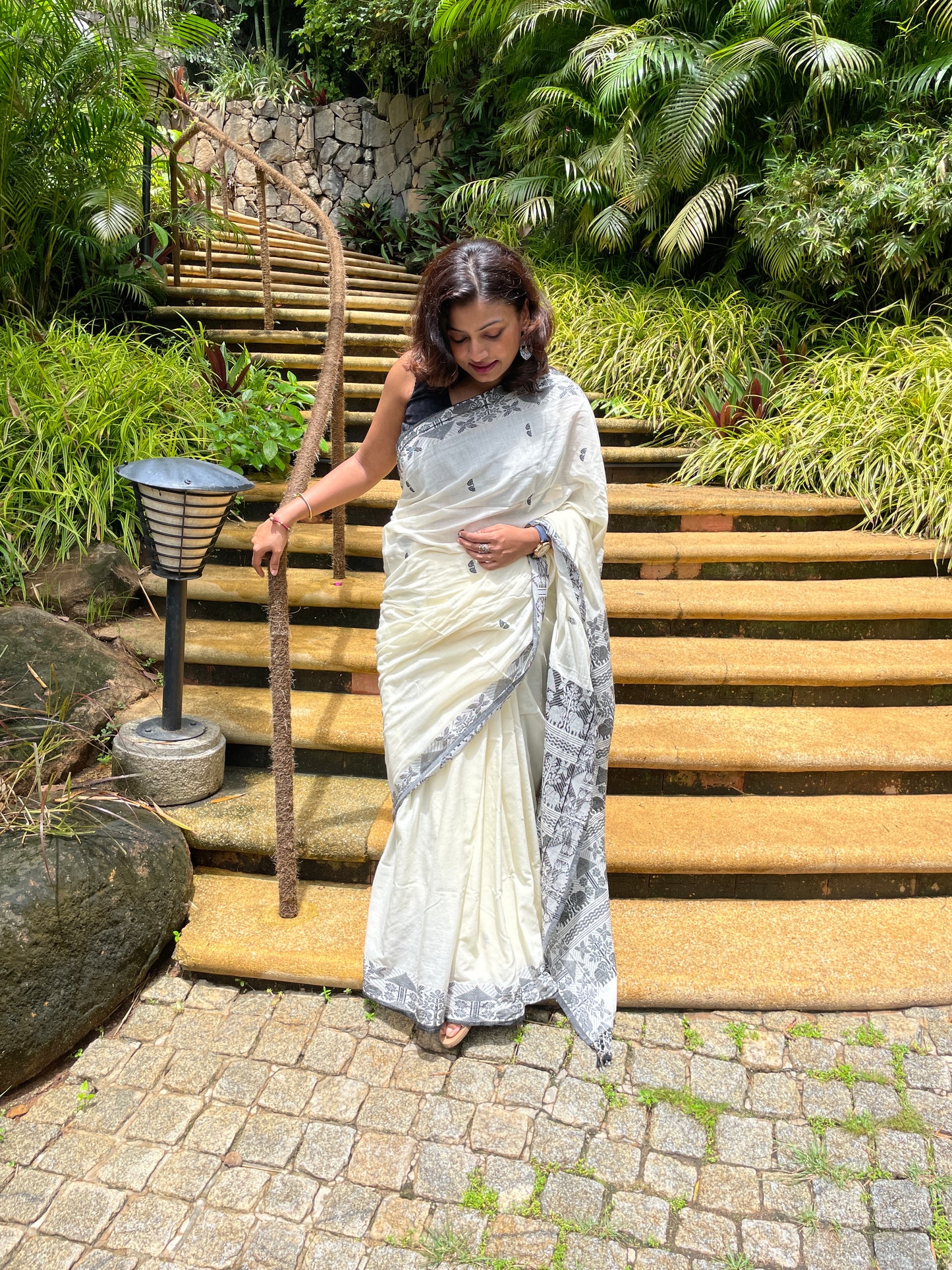 Pure Cotton Tangail Saree