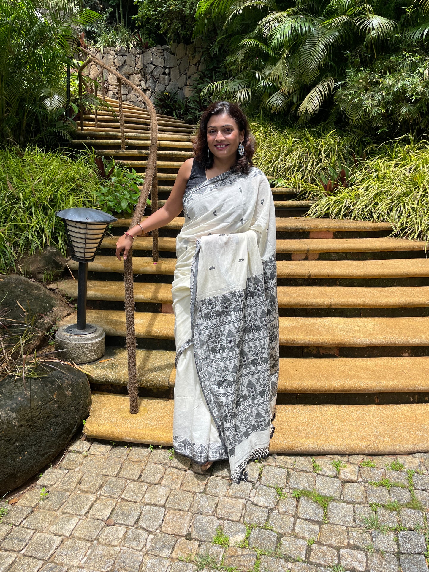 Pure Cotton Tangail Saree