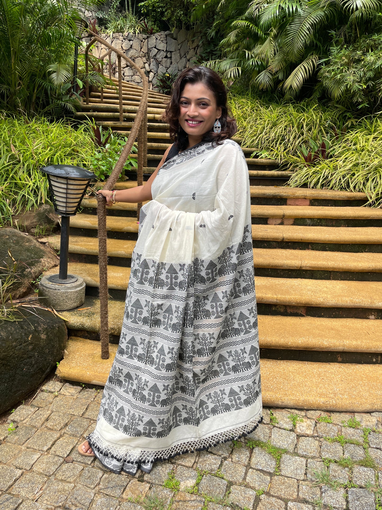 Pure Cotton Tangail Saree