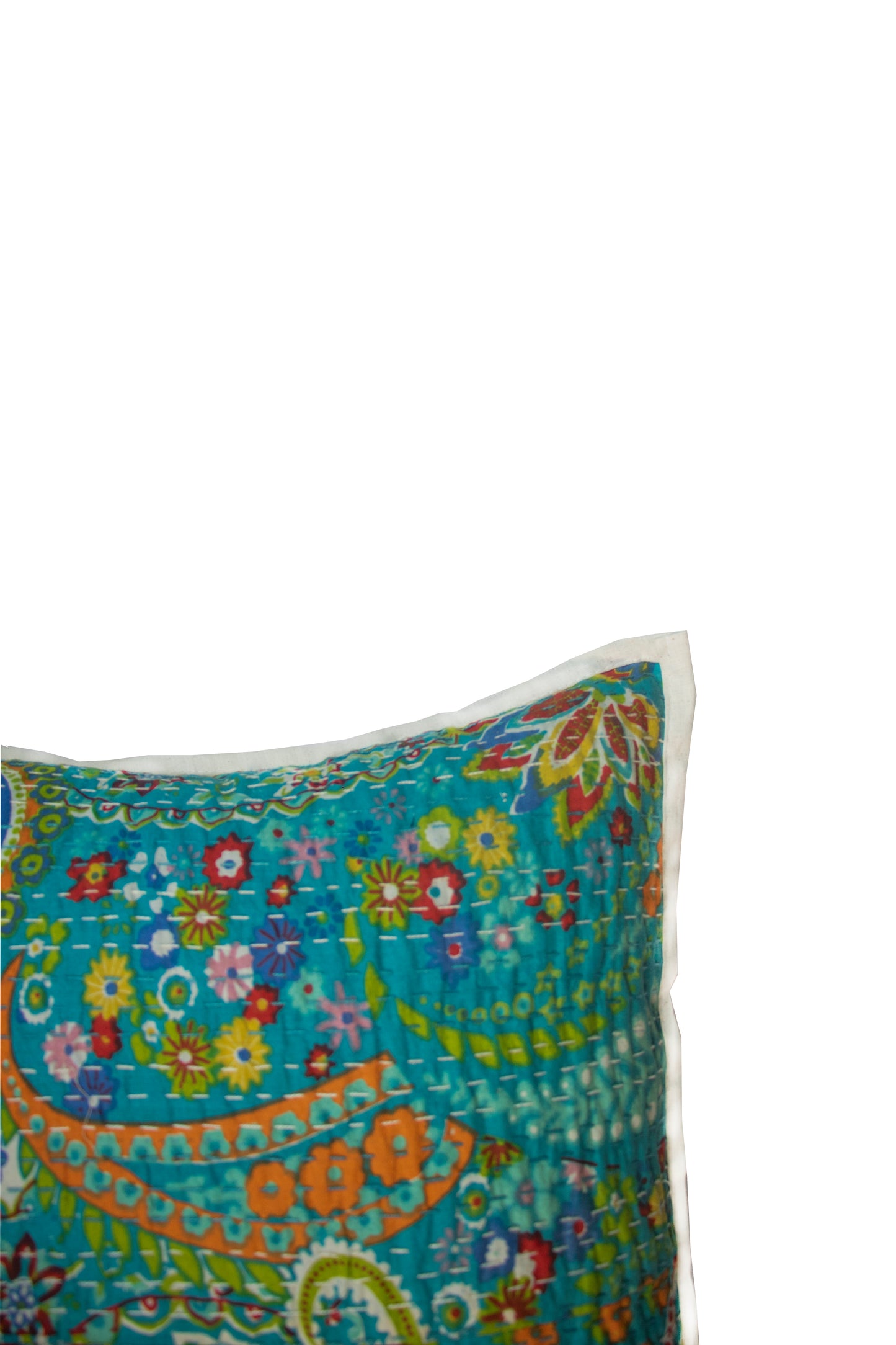 Katha Work Cushion Cover - Single Piece