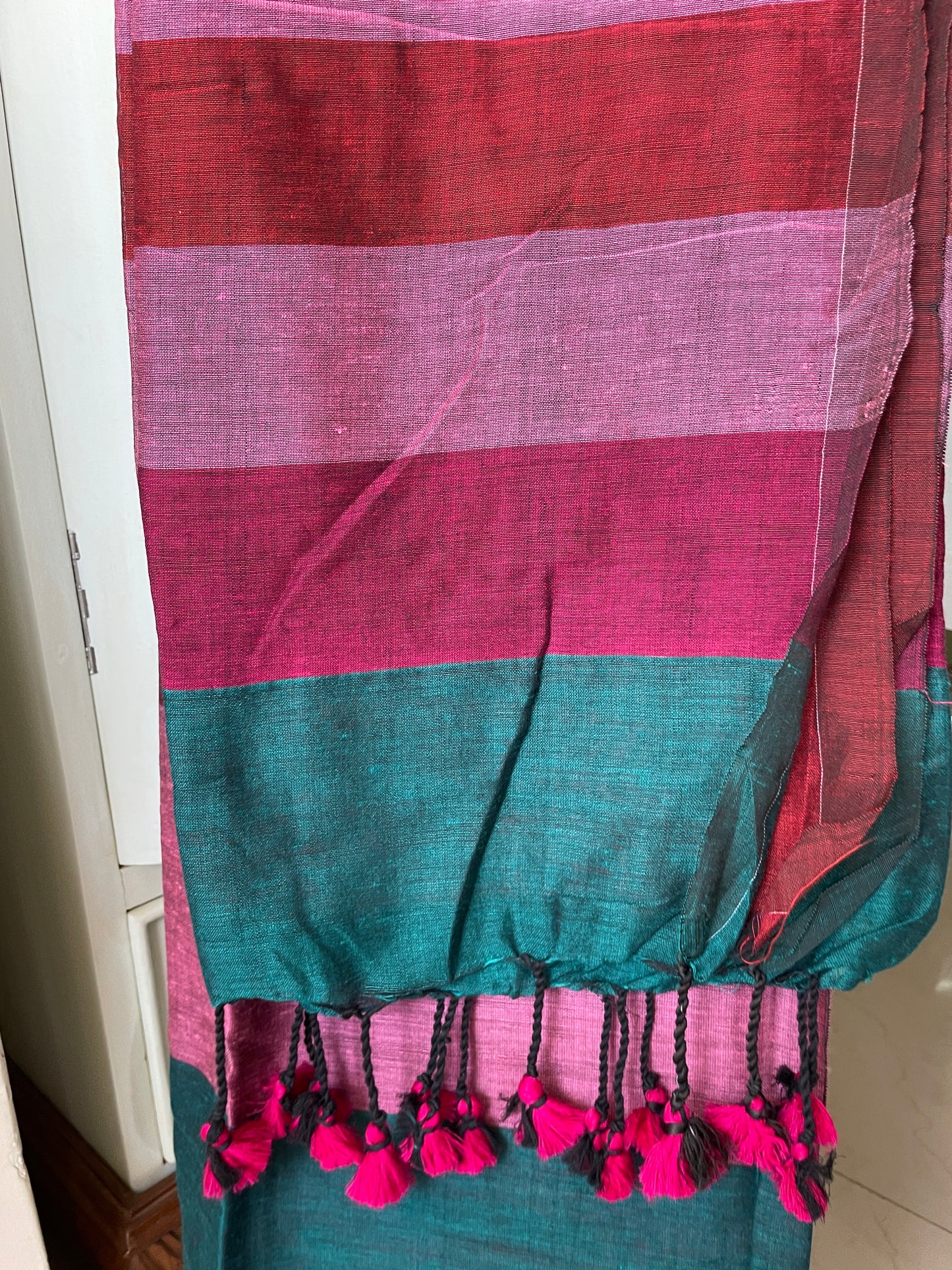 Handloom Cotton saree - Stripes