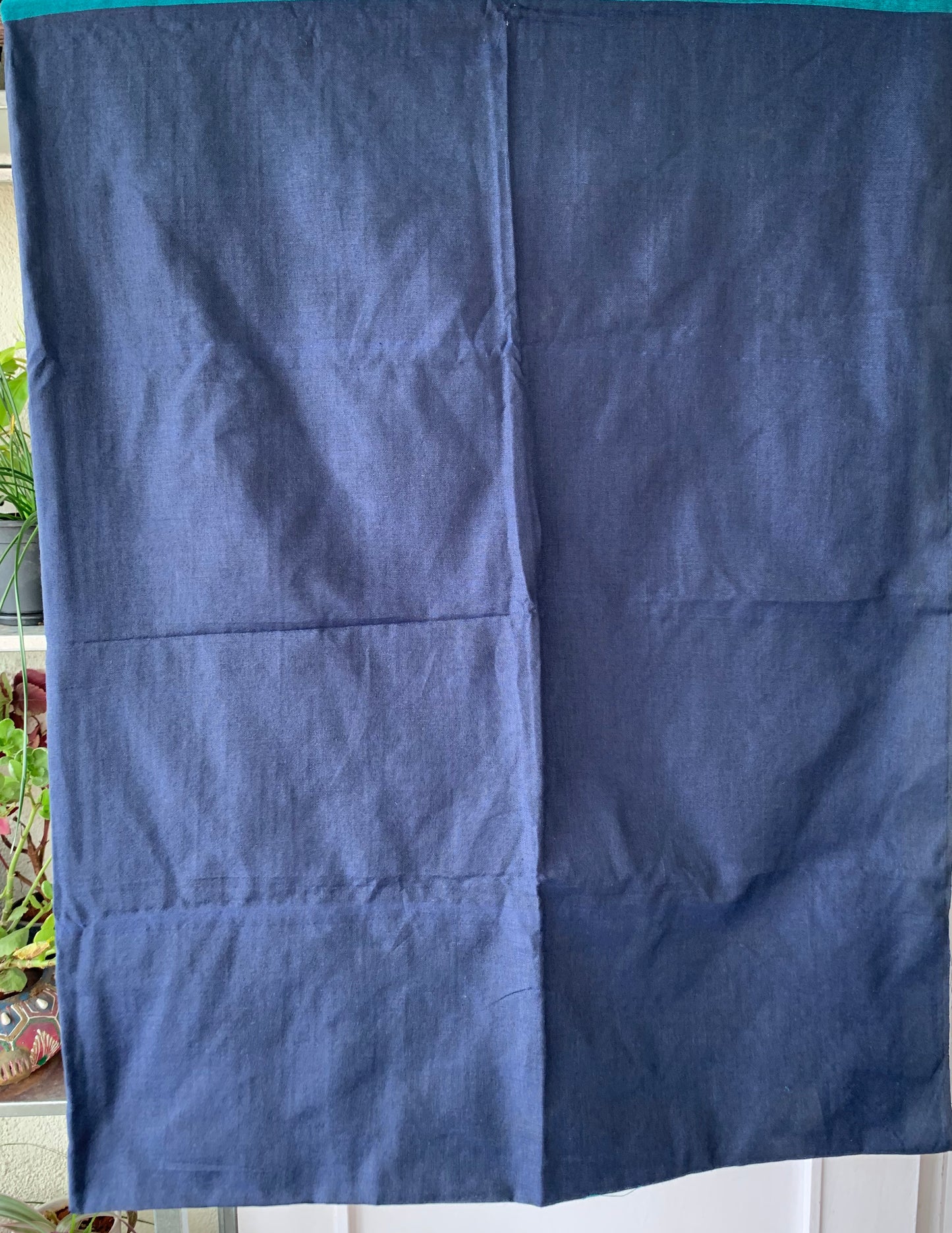 Cotton handloom saree - Blue