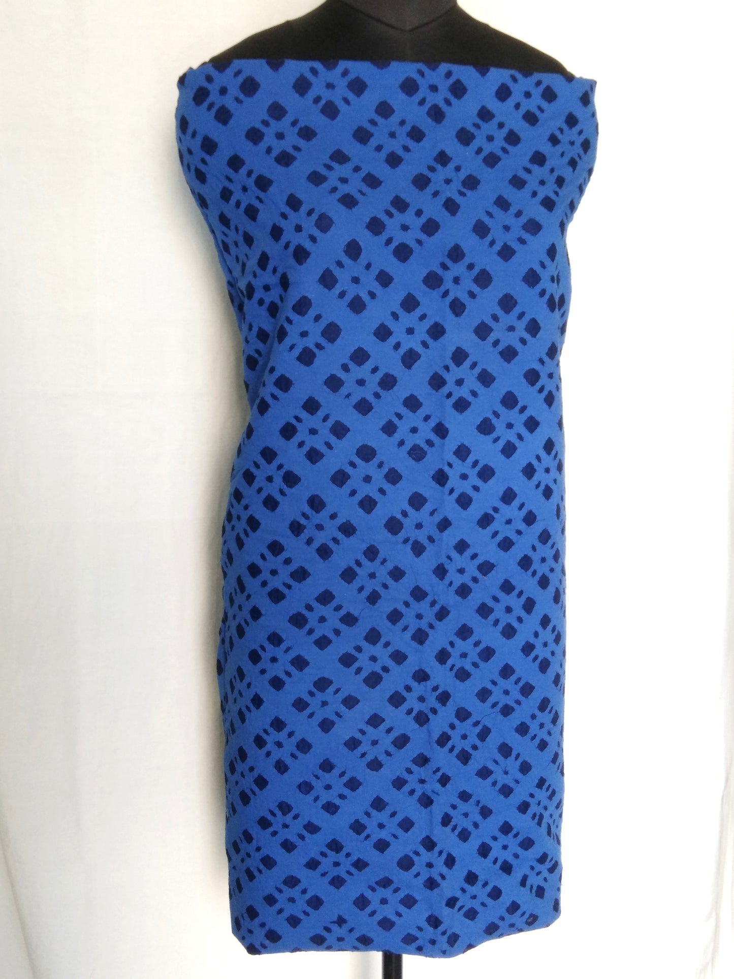 Applique Work Cotton Kurta Fabric