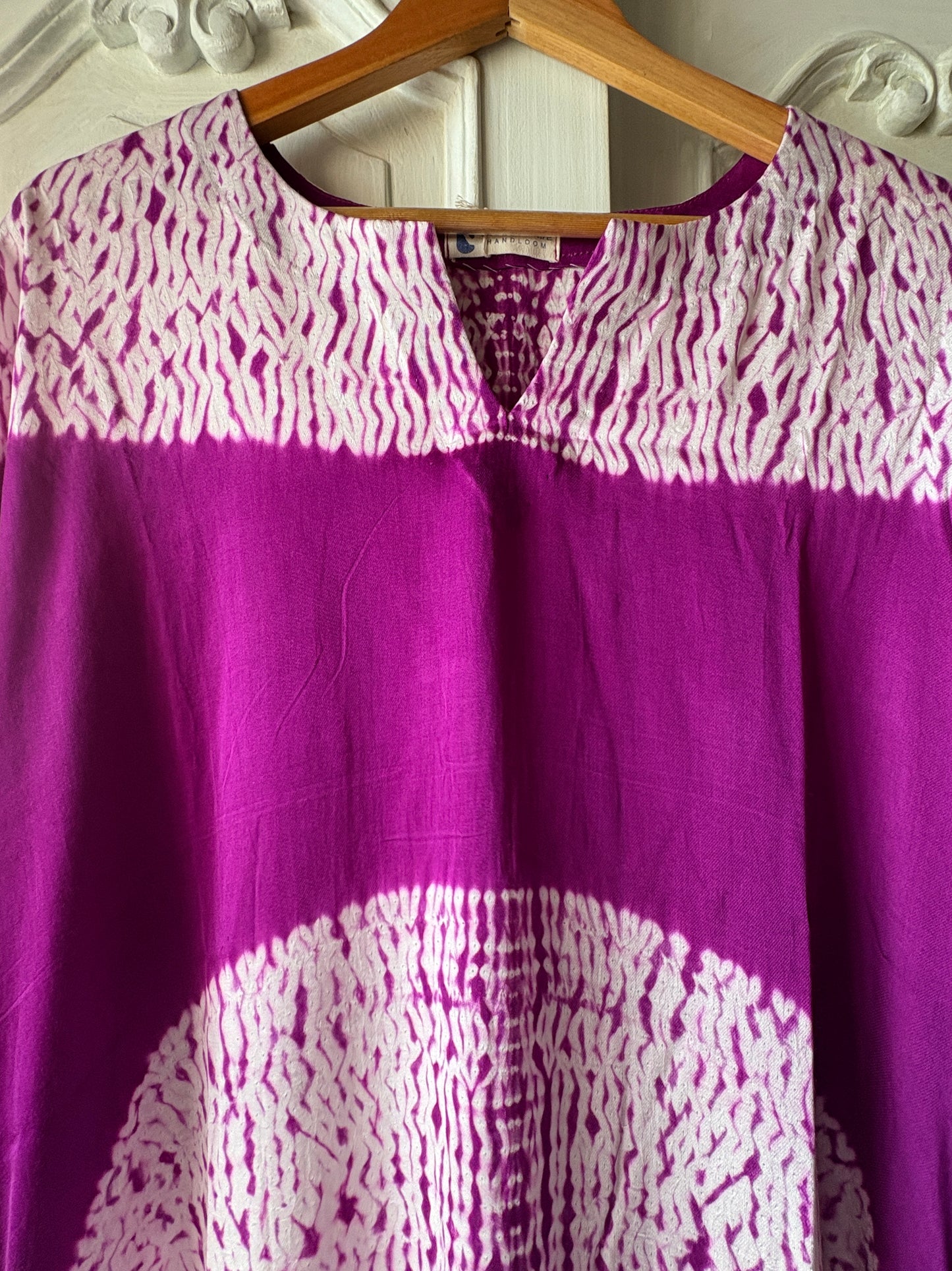 Desert Rose 4 - Pure modal silk Shibori dress