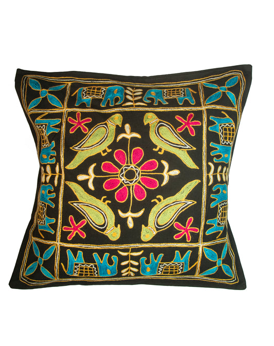 Embroidery Work Cushion Cover - Single Piece