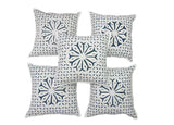 Applique Work Cushion Cover - Set of 5