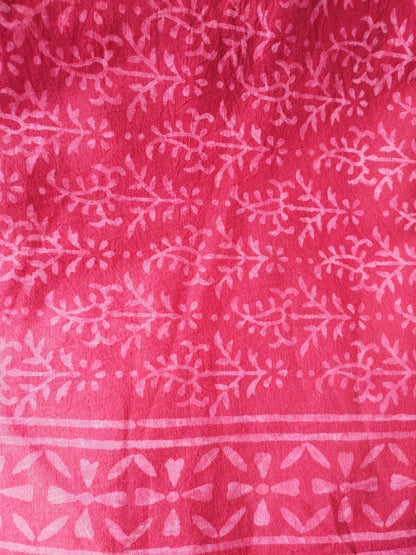 PURE COTTON HAND BLOCK PRINTED 3-PIECE SUIT FABRIC